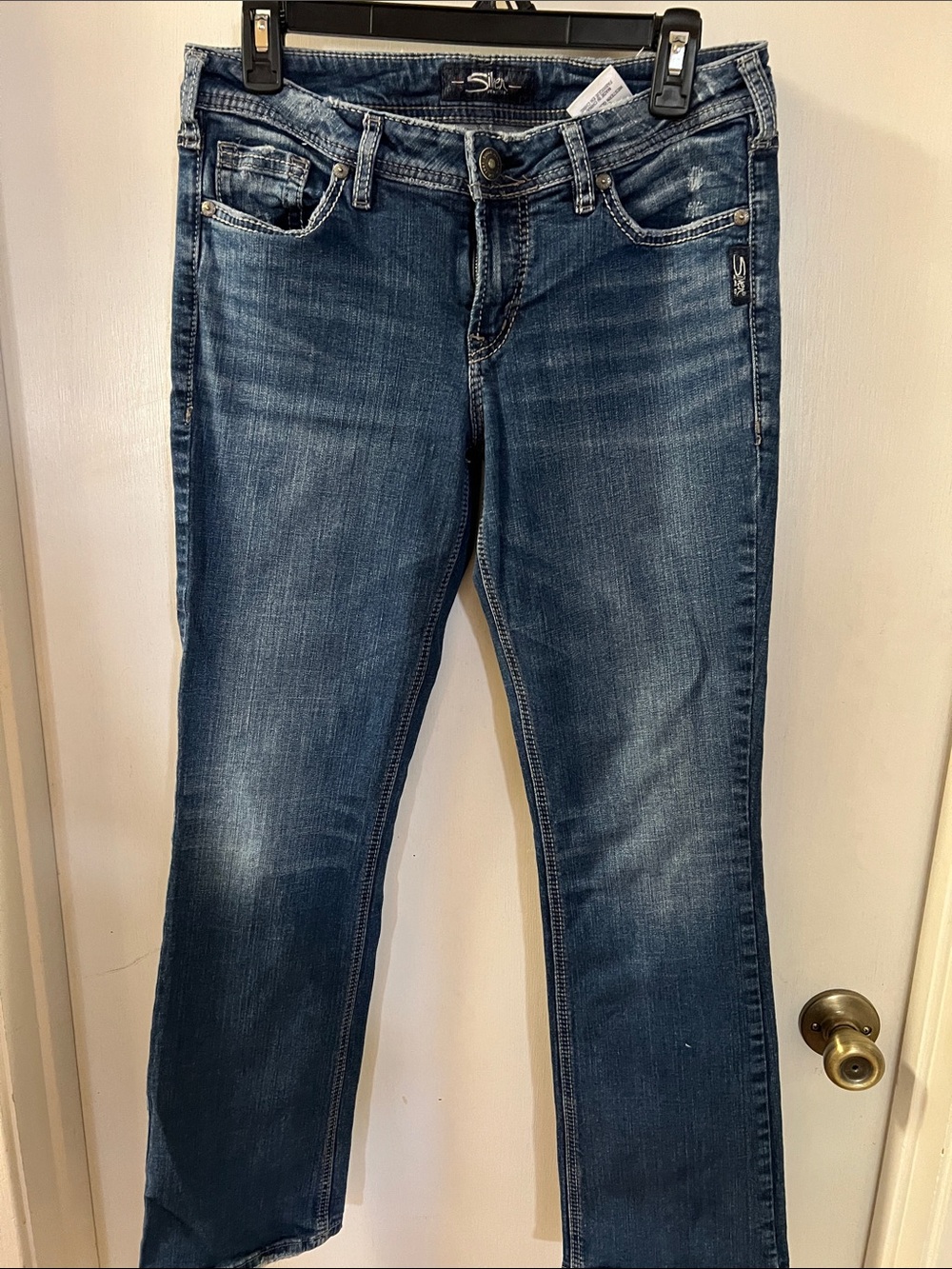 Silver Jeans Women's Boot Cut Jeans - Dark Blue Wash